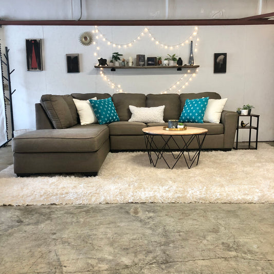 Ashley Furniture Brown 2-Piece Sectional - Delivery Available #C232