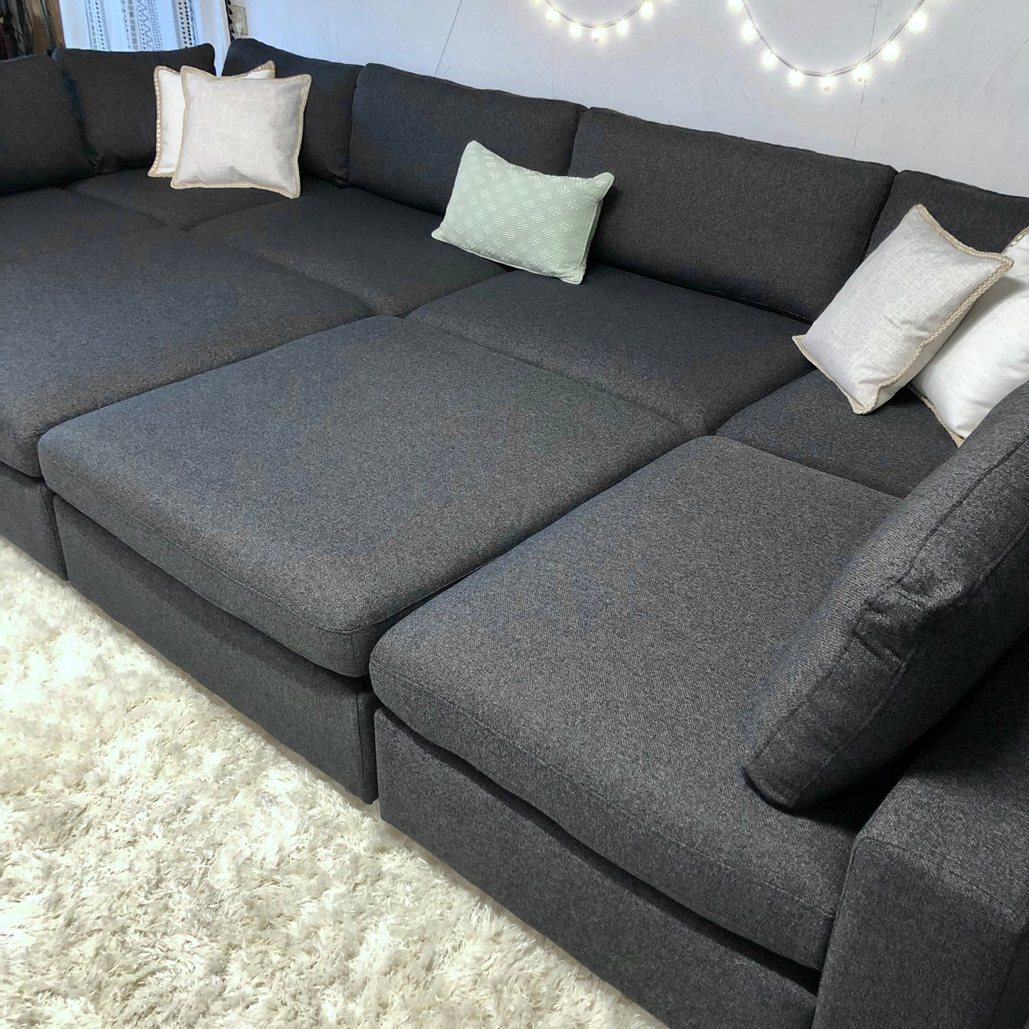 Giant Modular Sectional Perfect For Epic Football Parties - FREE DELIVERY Within 50 Miles!