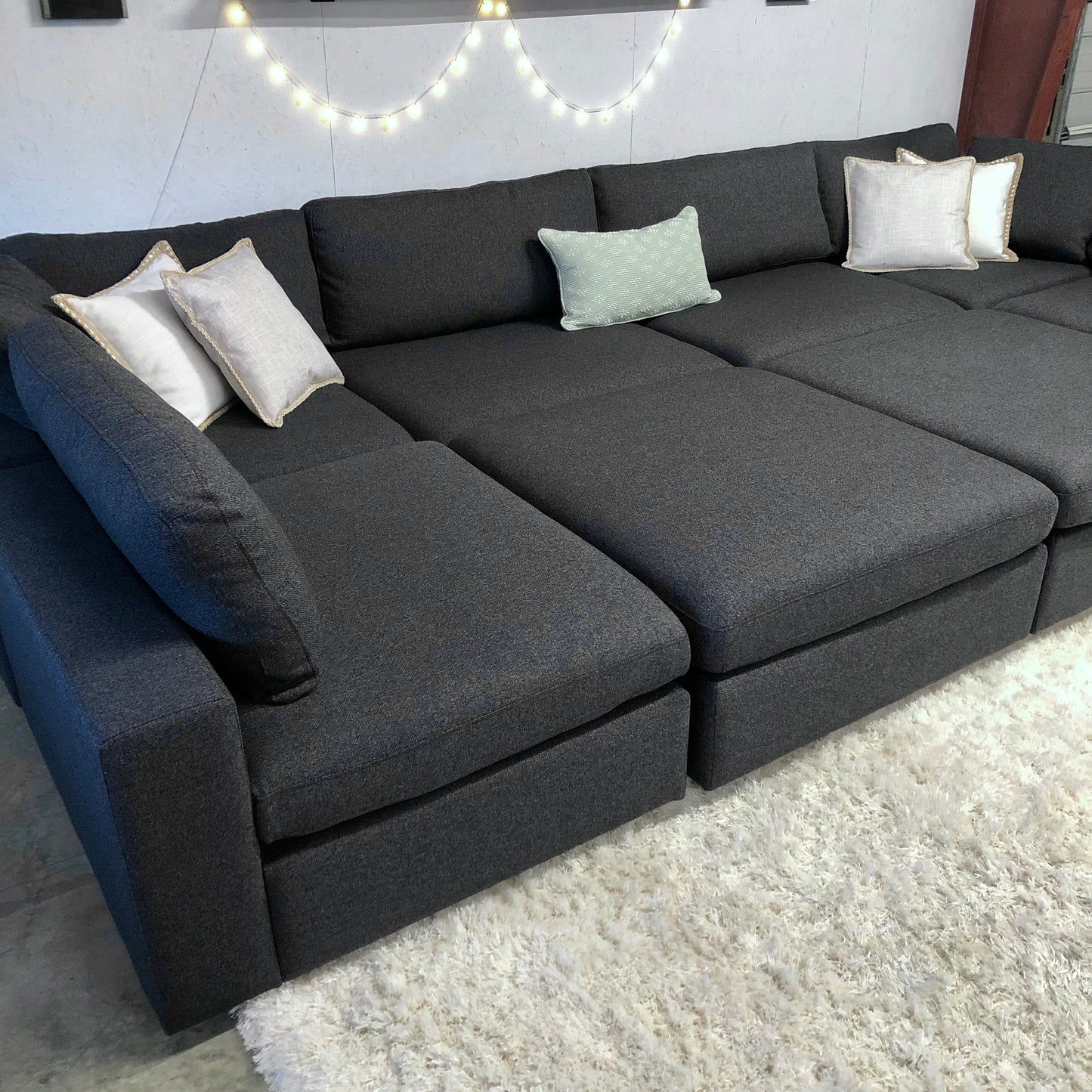 Giant Modular Sectional Perfect For Epic Football Parties - FREE DELIVERY Within 50 Miles!