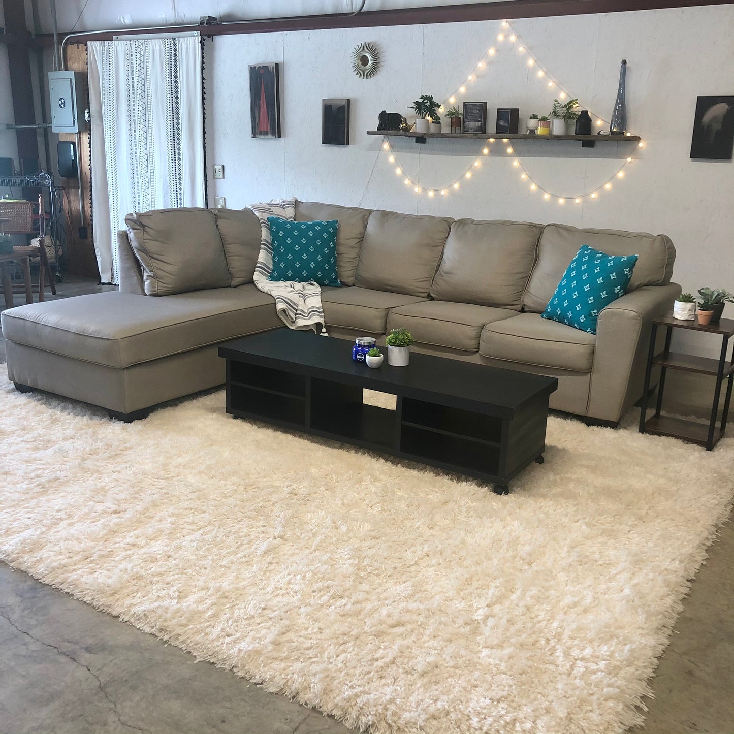 Tan Ashley Furniture Sectional - Delivery Available