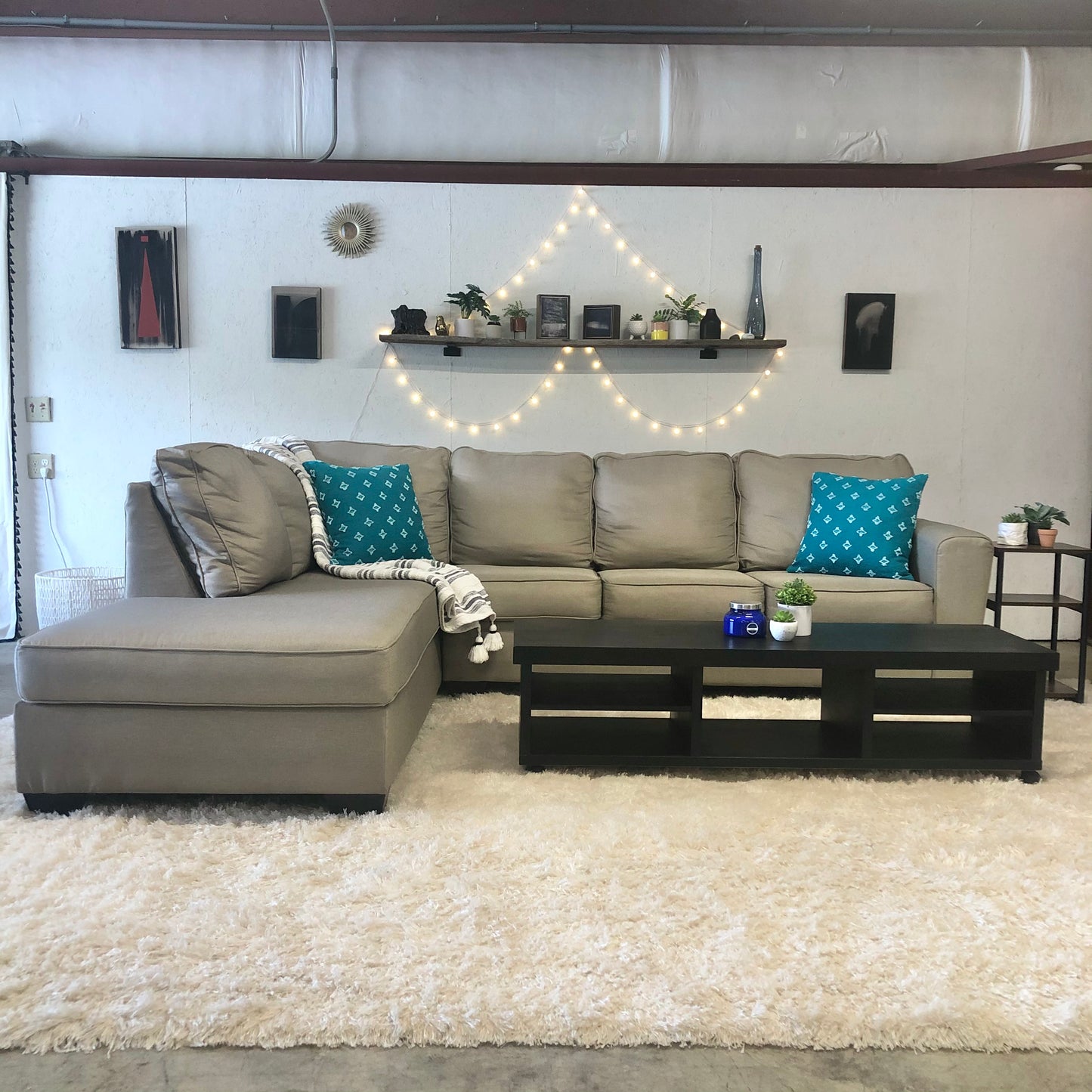 Tan Ashley Furniture Sectional - Delivery Available