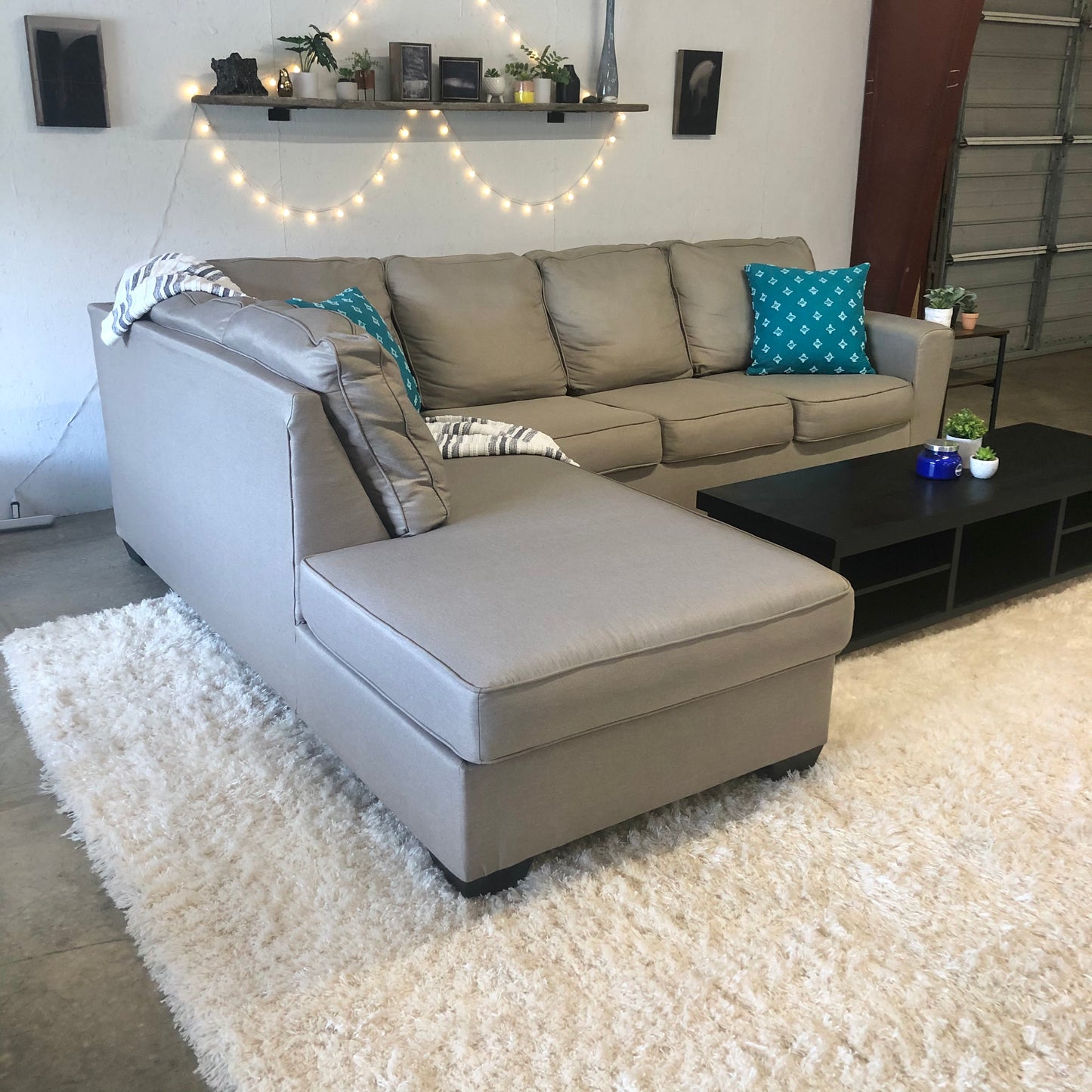 Tan Ashley Furniture Sectional - Delivery Available